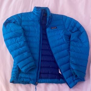 blue womens xs light weight coat